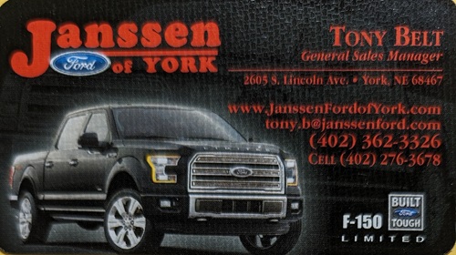 Janssen Ford of York